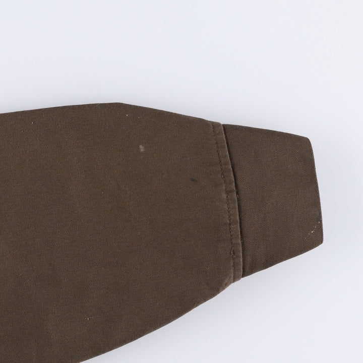 Dickies padded work jacket, men's size L polyester brown type Vintage Second Hand