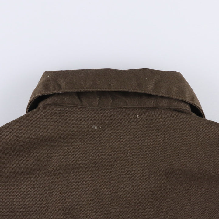 Dickies padded work jacket, men's size L polyester brown type Vintage Second Hand