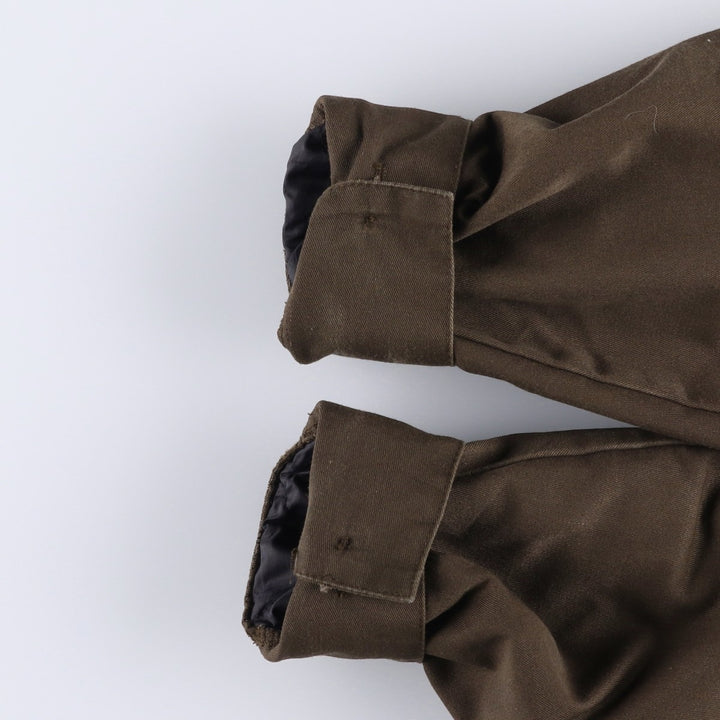 Dickies padded work jacket, men's size L polyester brown type Vintage Second Hand