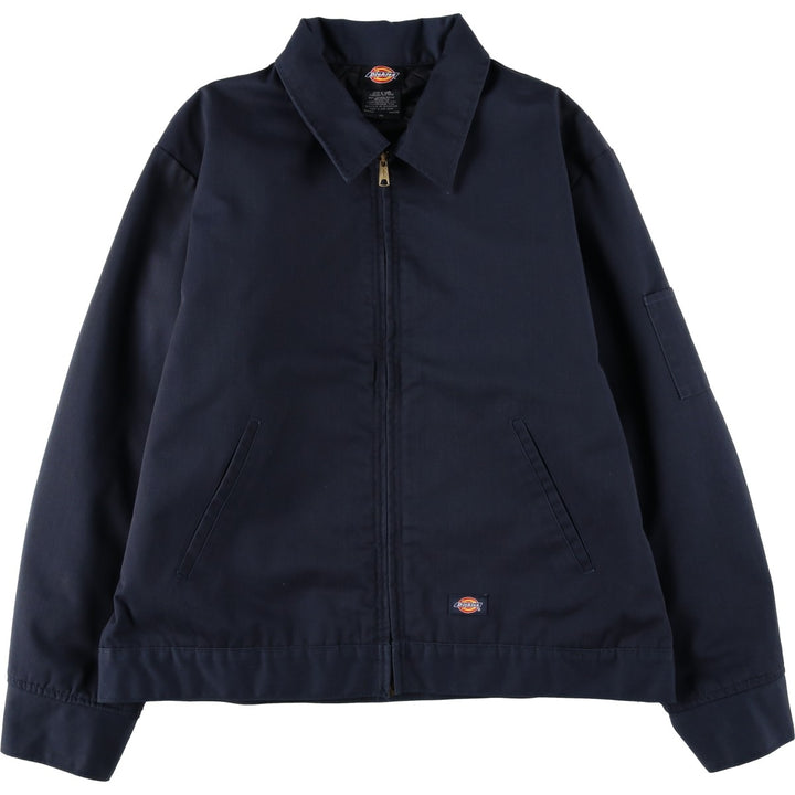 Dickies Eisenhower Work Jacket, Men's XL polyester navy blue type Vintage Second Hand