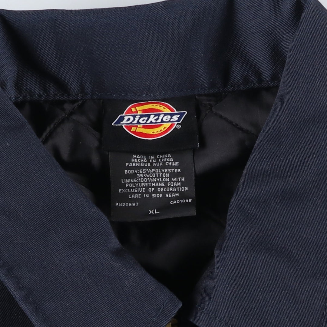 Dickies Eisenhower Work Jacket, Men's XL polyester navy blue type Vintage Second Hand