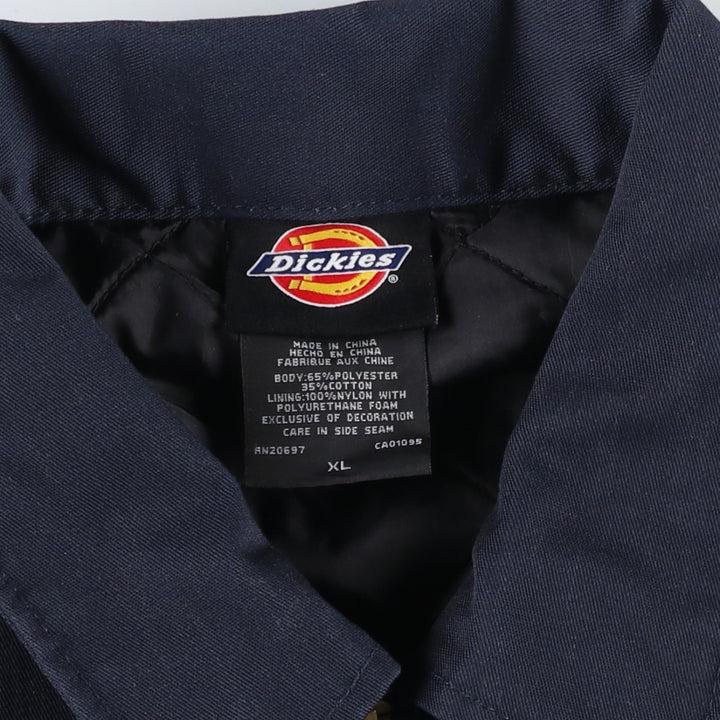 Dickies Eisenhower Work Jacket, Men's XL polyester navy blue type Vintage Second Hand