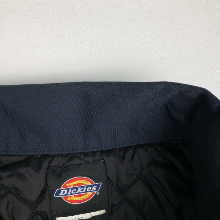 Dickies padded work jacket, men's size XL unclear navy blue type Vintage Second Hand