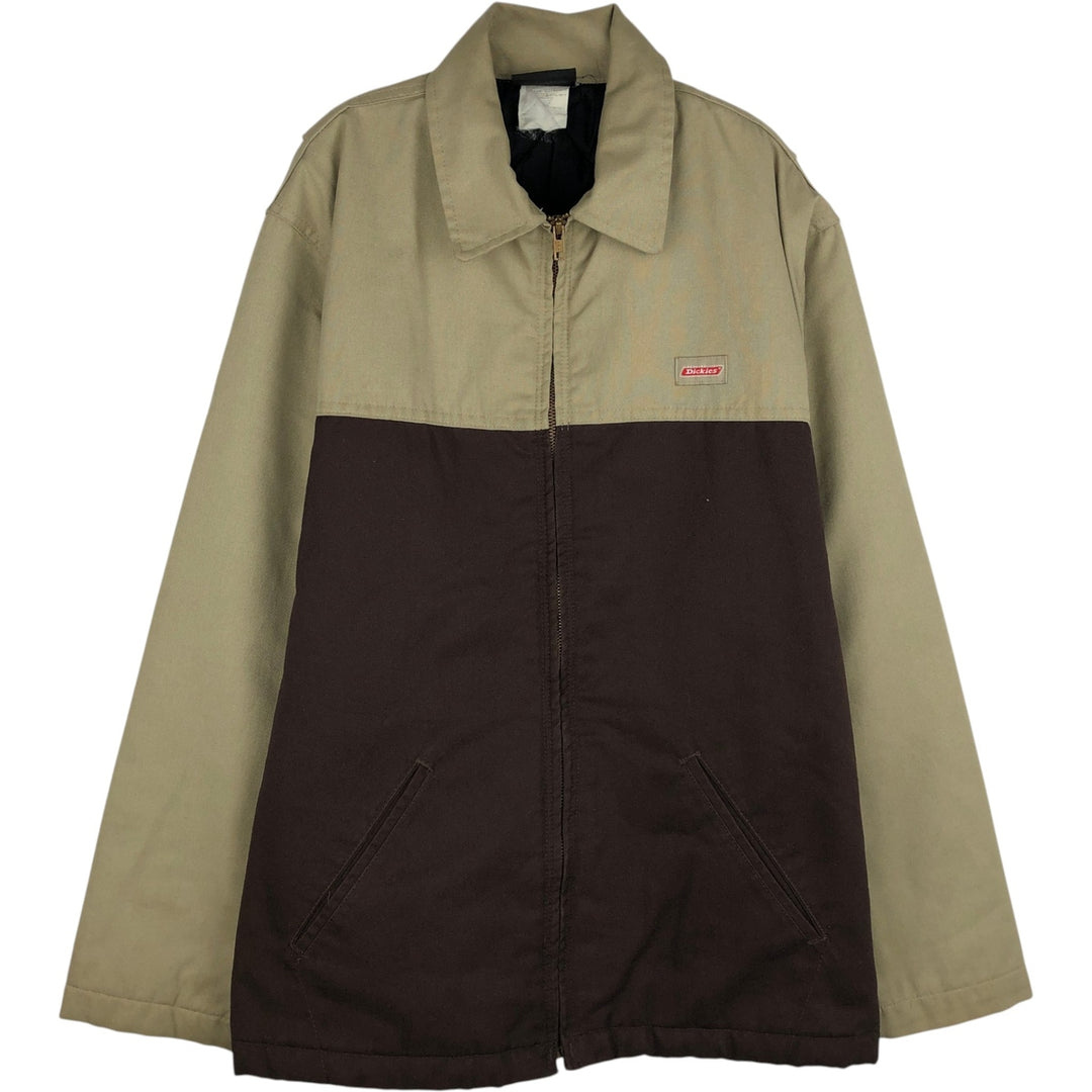 Dickies Two-Tone Padded Work Jacket, Men's Size XL unclear Beige type Vintage Second Hand