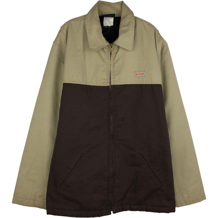 Dickies Two-Tone Padded Work Jacket, Men's Size XL unclear Beige type Vintage Second Hand