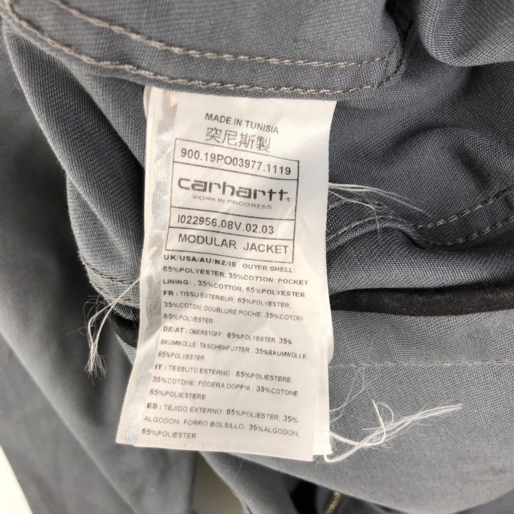 Carhartt WORK IN PROGRESS MODULAR JACKET (Men's XL equivalent) polyester gray type Vintage Second Hand
