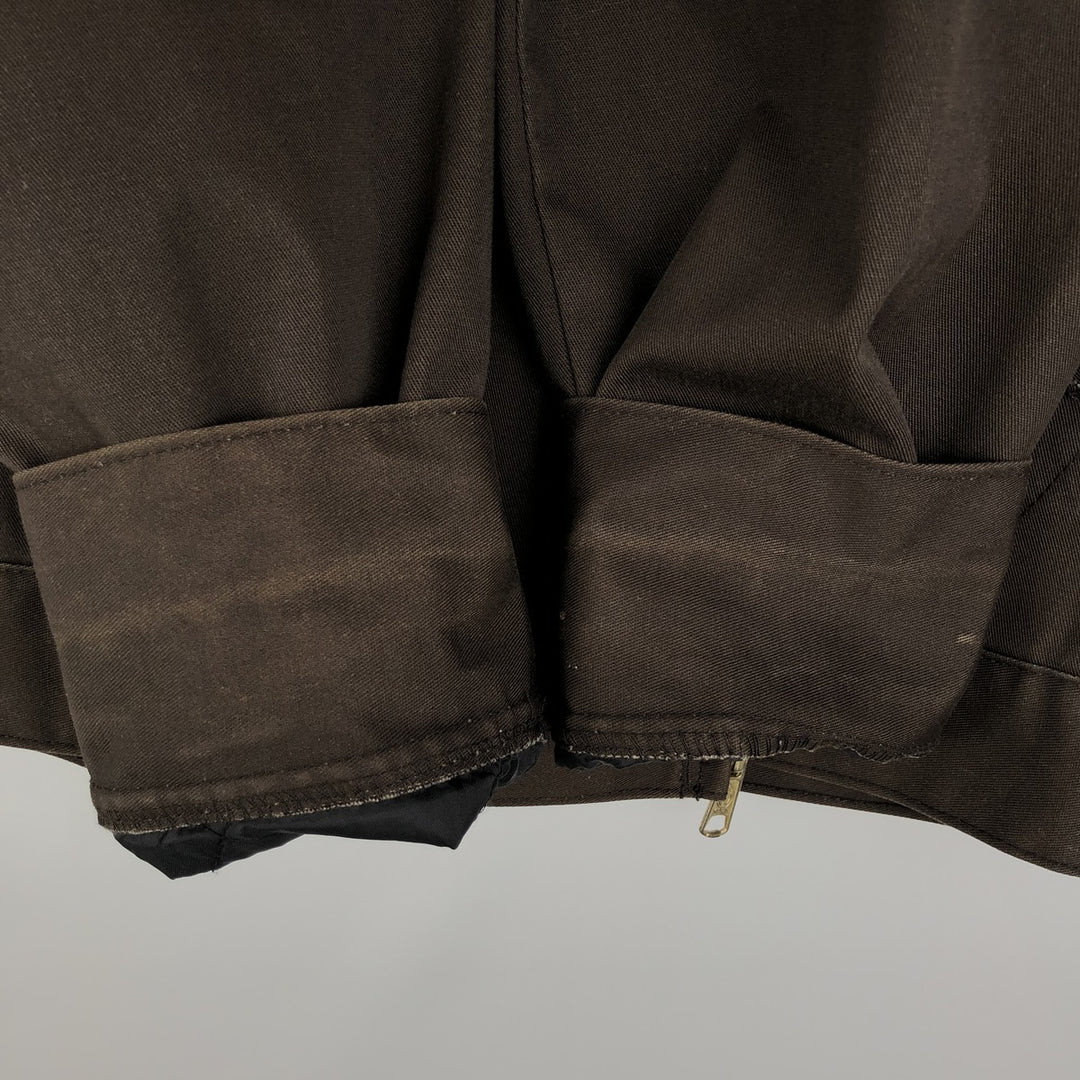Dickies padded work jacket, men's size M polyester brown type Vintage Second Hand