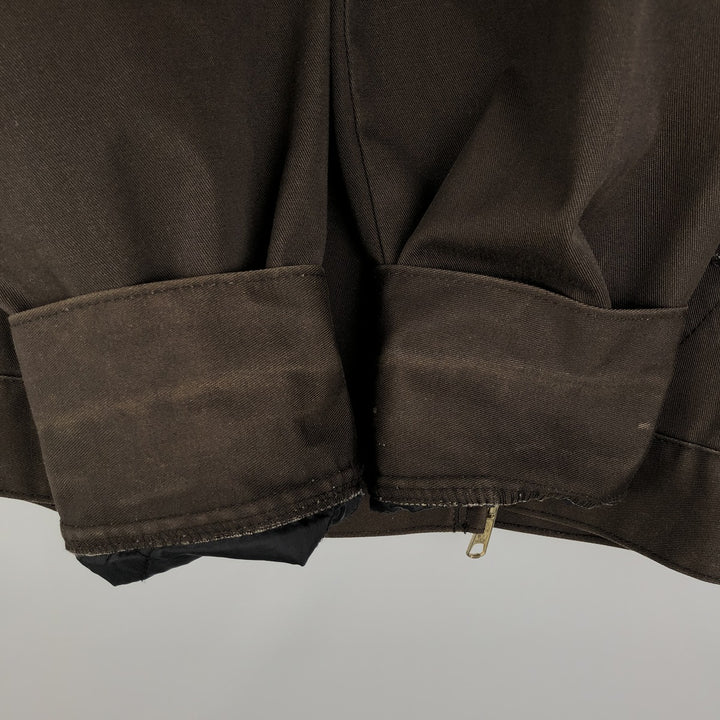 Dickies padded work jacket, men's size M polyester brown type Vintage Second Hand