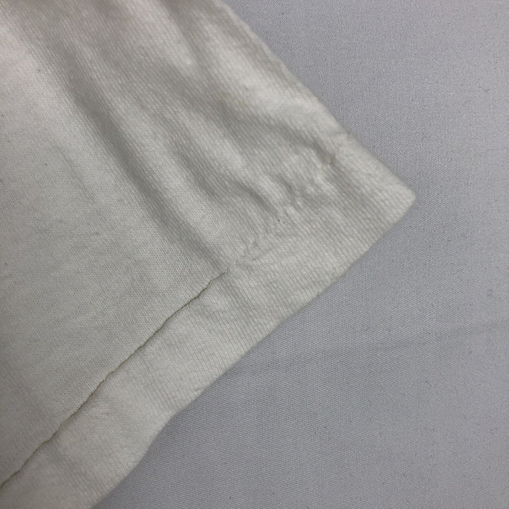 ~90'S Trident Advertising T-Shirt, Men's XL equivalent, Vintage cotton white type Vintage Second Hand
