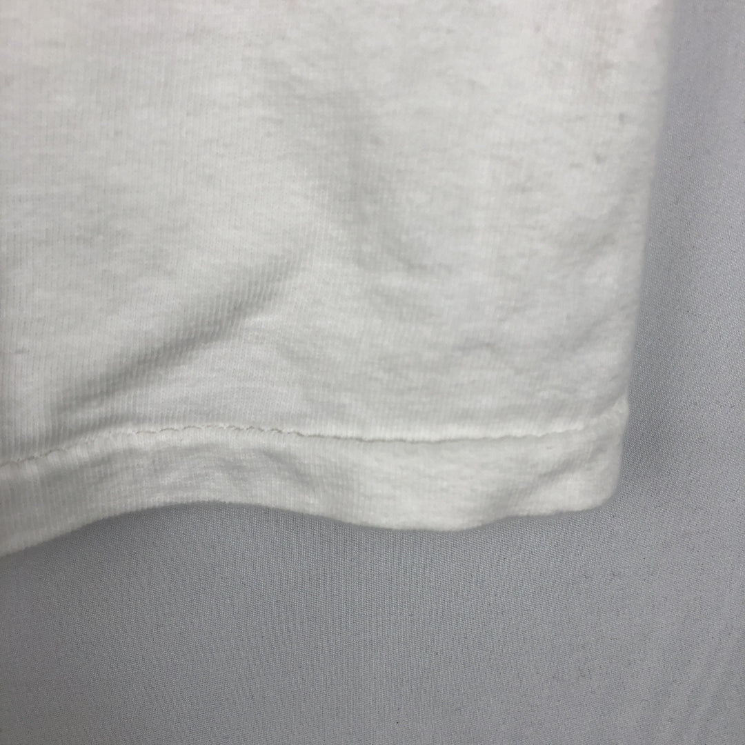 ~90'S Trident Advertising T-Shirt, Men's XL equivalent, Vintage cotton white type Vintage Second Hand