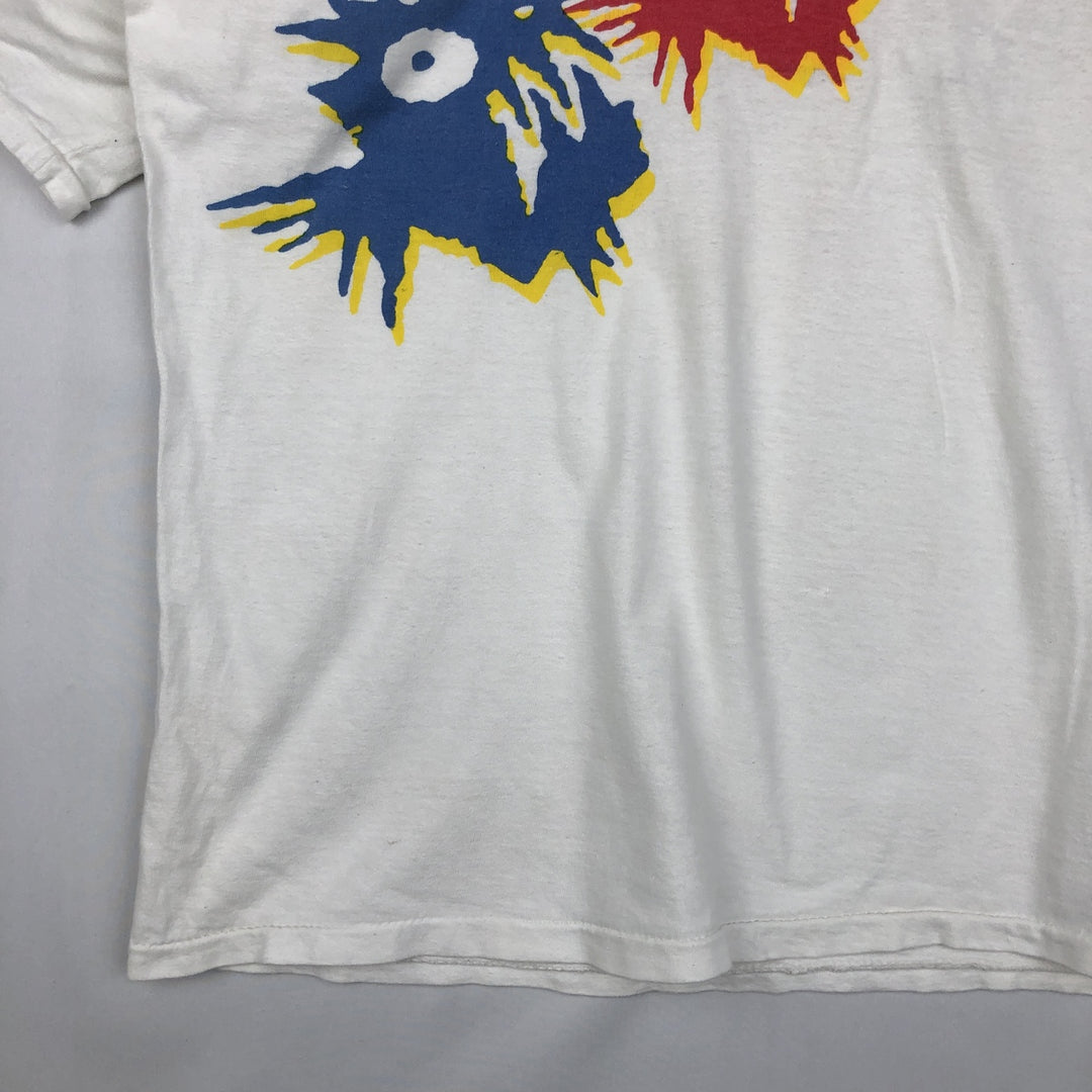 ~90'S Trident Advertising T-Shirt, Men's XL equivalent, Vintage cotton white type Vintage Second Hand