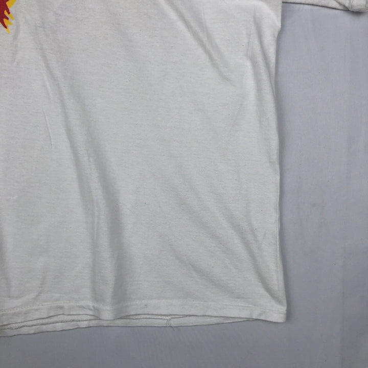 ~90'S Trident Advertising T-Shirt, Men's XL equivalent, Vintage cotton white type Vintage Second Hand