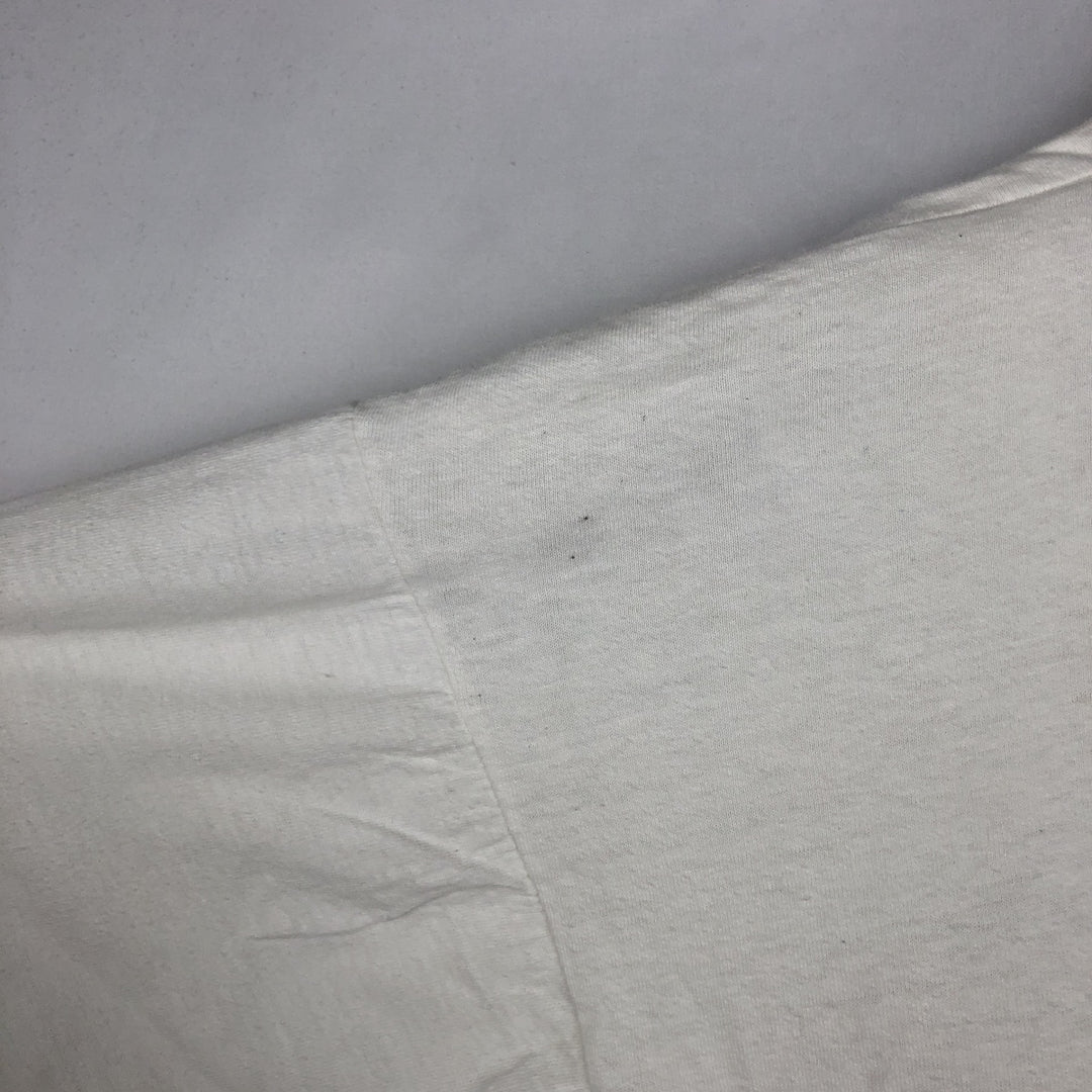 ~90'S Trident Advertising T-Shirt, Men's XL equivalent, Vintage cotton white type Vintage Second Hand