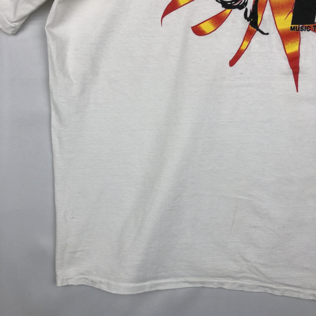~90'S Trident Advertising T-Shirt, Men's XL equivalent, Vintage cotton white type Vintage Second Hand