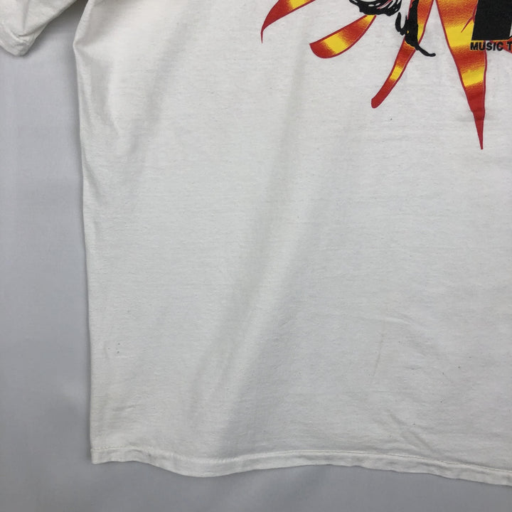 ~90'S Trident Advertising T-Shirt, Men's XL equivalent, Vintage cotton white type Vintage Second Hand