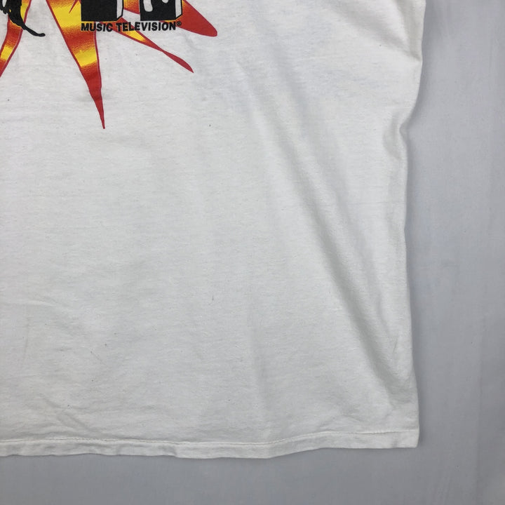 ~90'S Trident Advertising T-Shirt, Men's XL equivalent, Vintage cotton white type Vintage Second Hand
