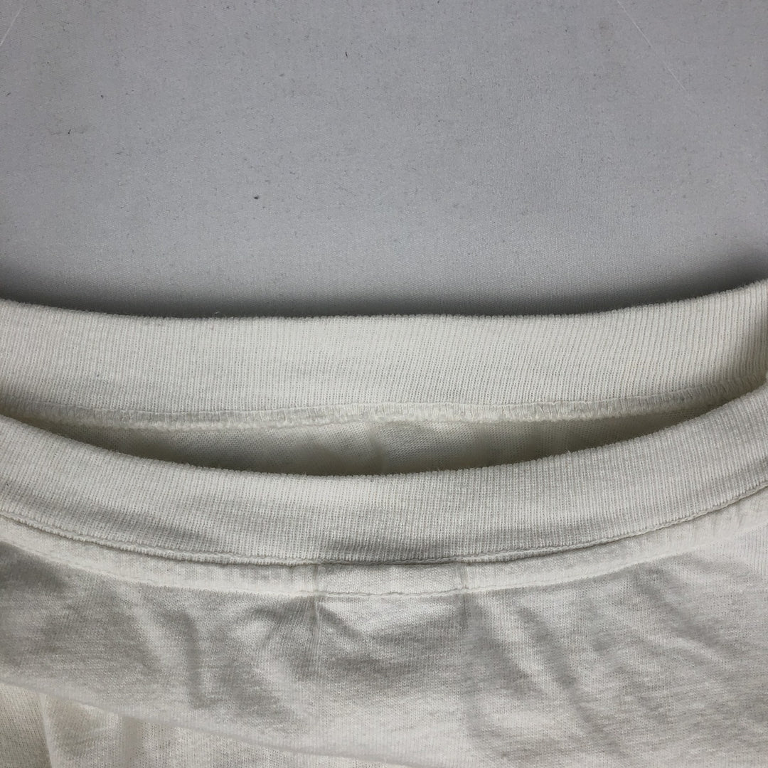 ~90'S Trident Advertising T-Shirt, Men's XL equivalent, Vintage cotton white type Vintage Second Hand