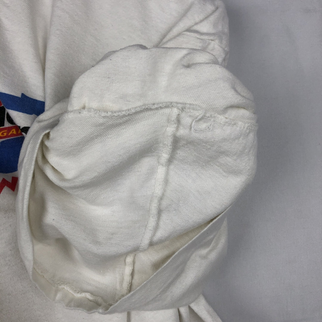 ~90'S Trident Advertising T-Shirt, Men's XL equivalent, Vintage cotton white type Vintage Second Hand