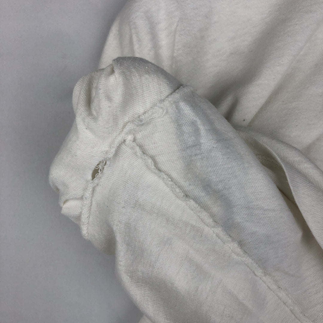 ~90'S Trident Advertising T-Shirt, Men's XL equivalent, Vintage cotton white type Vintage Second Hand