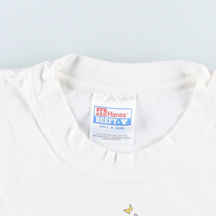 90'S Hanes BEEFY-T Sun Microsystems Advertising T-Shirt, Made in USA, Men's Size M (approx.), Vintage cotton white type Vintage Second Hand