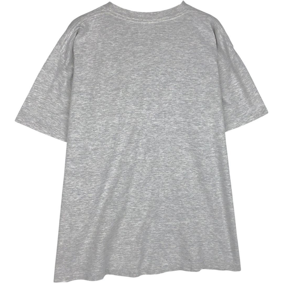 90'S YOUR Basic T-SHIRT Printed T-Shirt, Men's XL equivalent, Vintage unclear gray type Vintage Second Hand