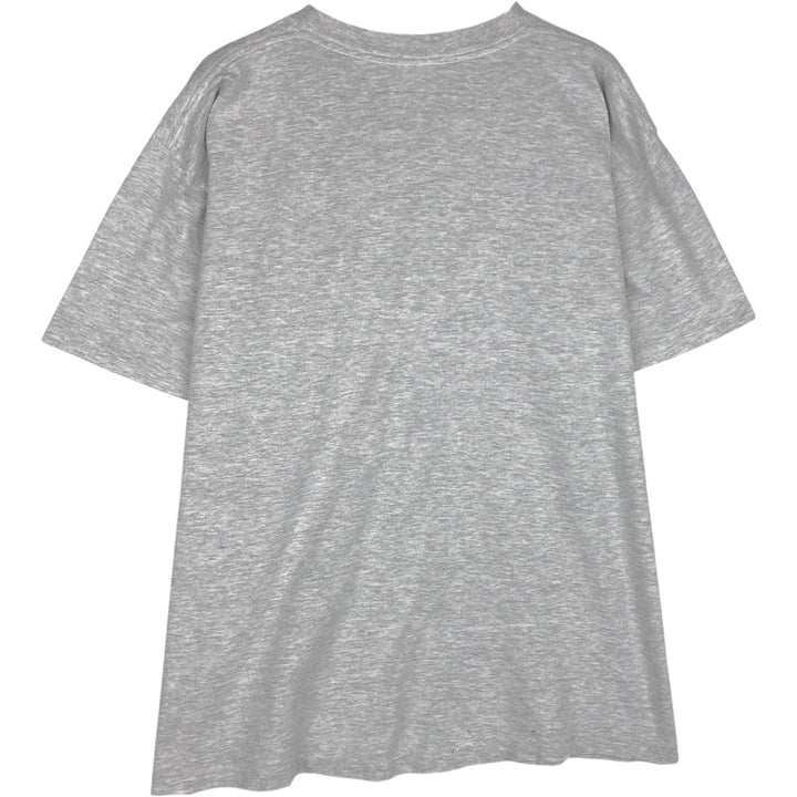 90'S YOUR Basic T-SHIRT Printed T-Shirt, Men's XL equivalent, Vintage unclear gray type Vintage Second Hand