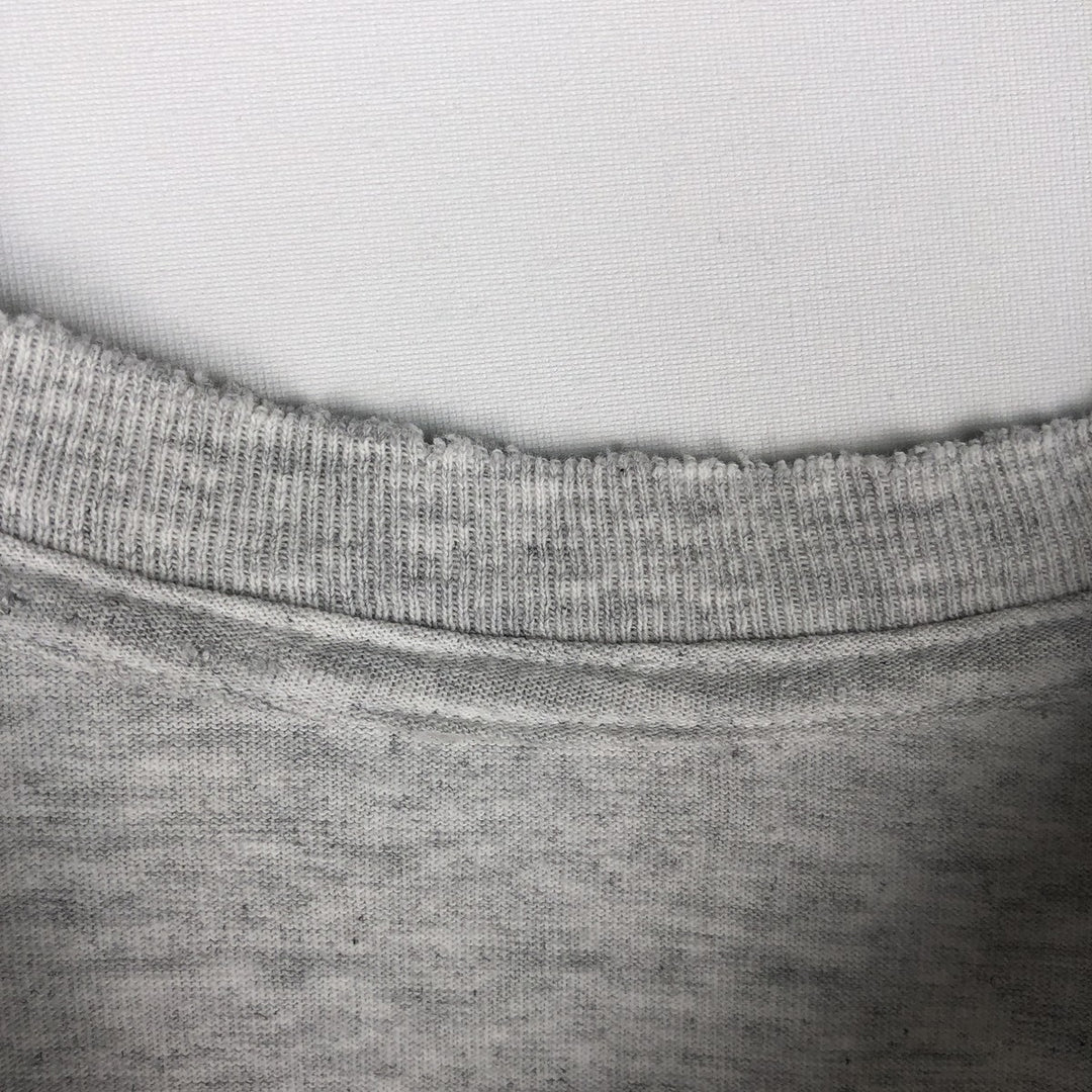 90'S YOUR Basic T-SHIRT Printed T-Shirt, Men's XL equivalent, Vintage unclear gray type Vintage Second Hand