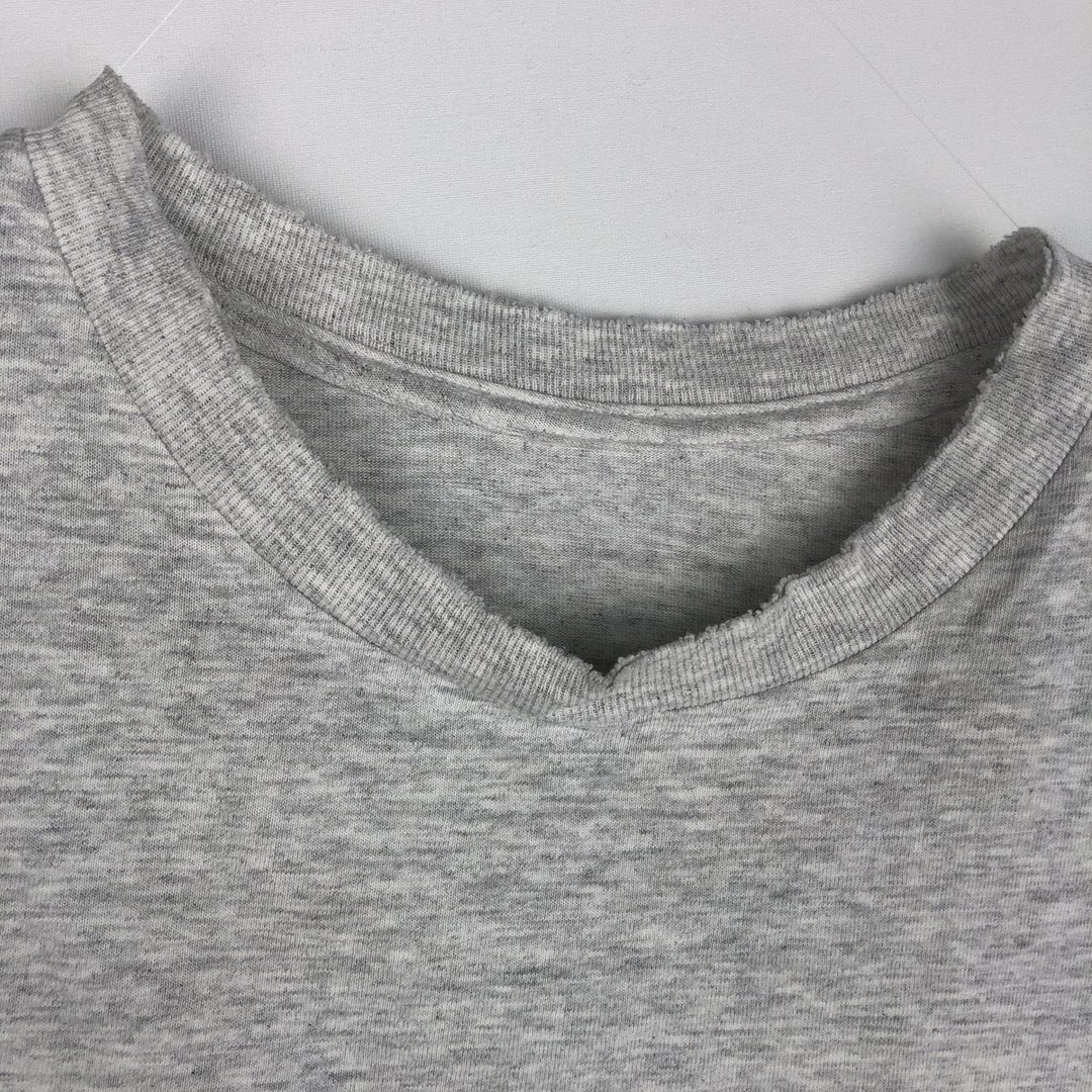 90'S YOUR Basic T-SHIRT Printed T-Shirt, Men's XL equivalent, Vintage unclear gray type Vintage Second Hand