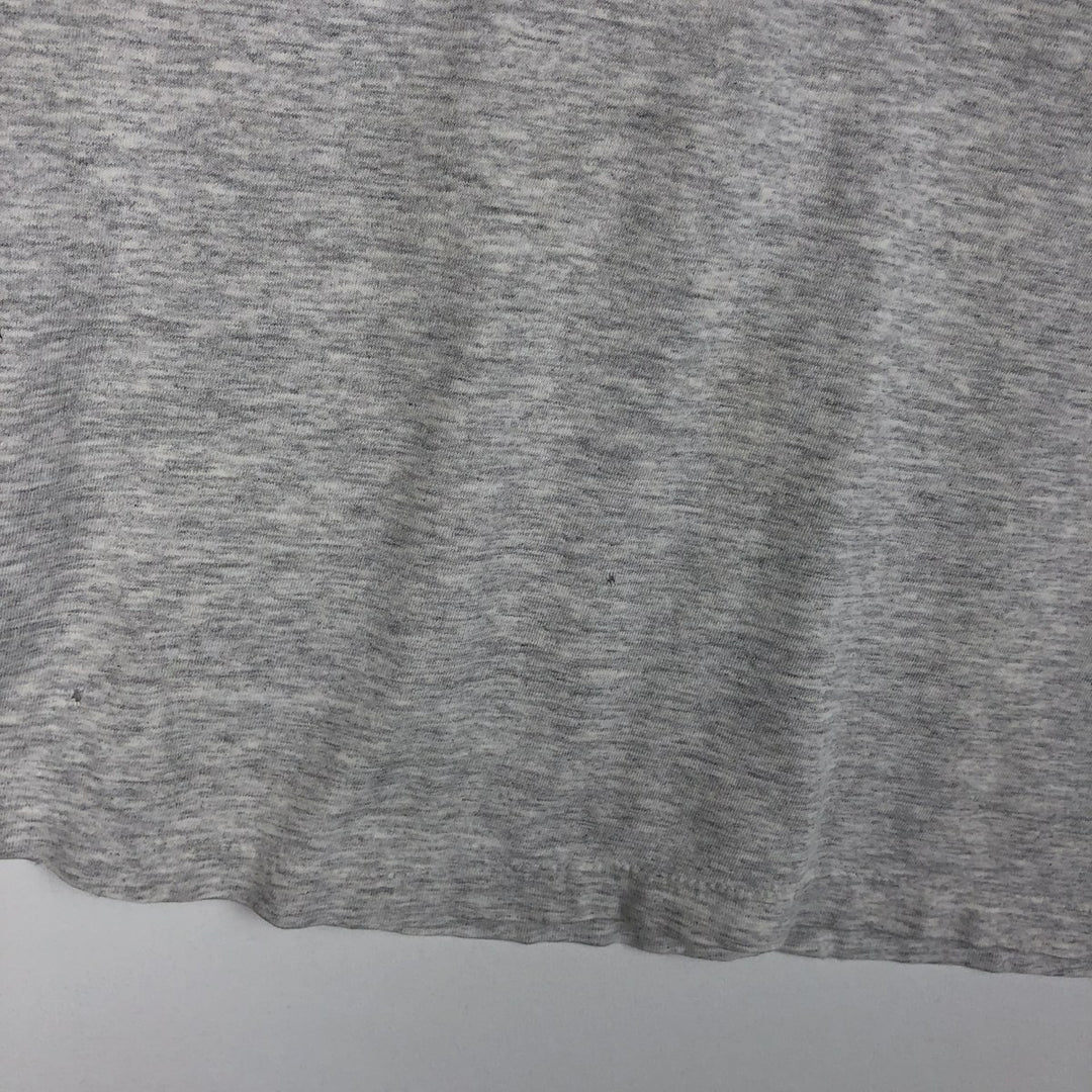 90'S YOUR Basic T-SHIRT Printed T-Shirt, Men's XL equivalent, Vintage unclear gray type Vintage Second Hand