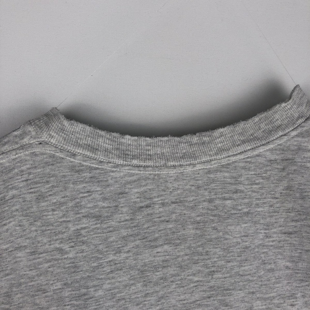 90'S YOUR Basic T-SHIRT Printed T-Shirt, Men's XL equivalent, Vintage unclear gray type Vintage Second Hand