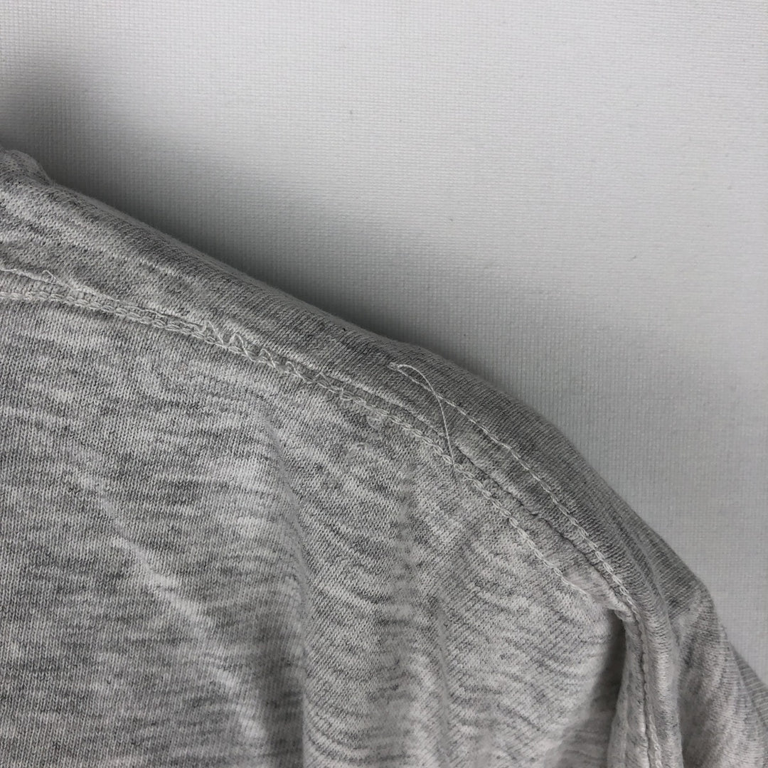 90'S YOUR Basic T-SHIRT Printed T-Shirt, Men's XL equivalent, Vintage unclear gray type Vintage Second Hand
