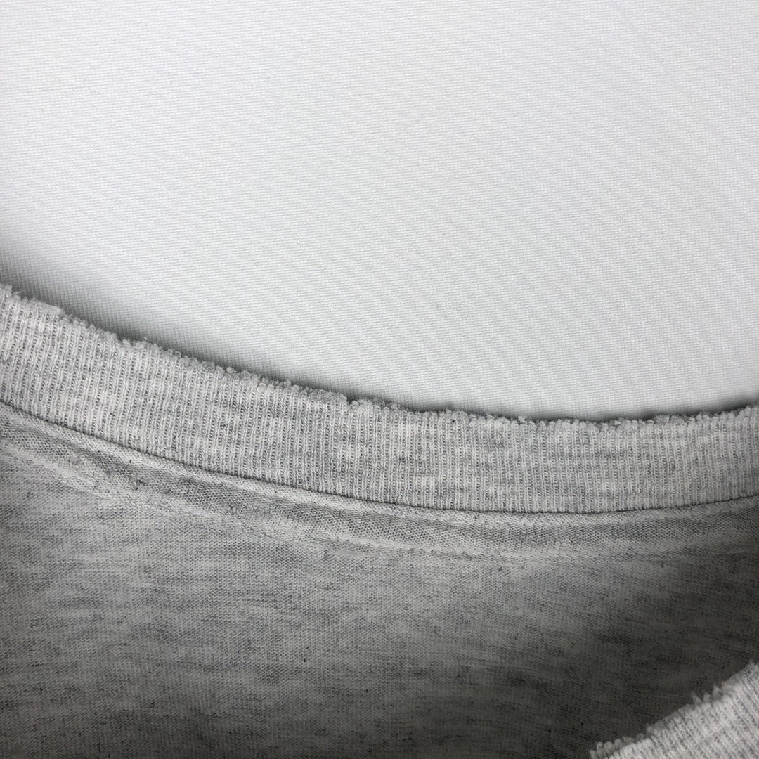 90'S YOUR Basic T-SHIRT Printed T-Shirt, Men's XL equivalent, Vintage unclear gray type Vintage Second Hand