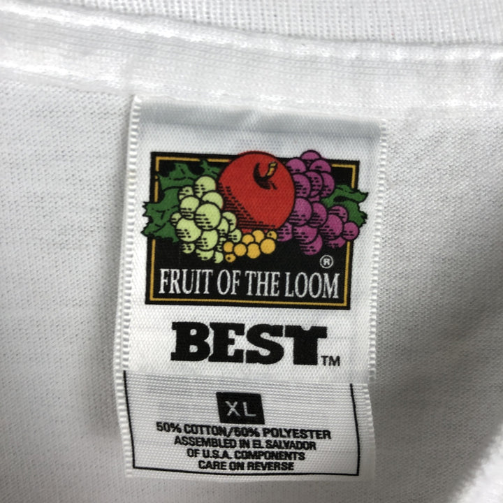 2000'S Fruit of the Loom BEST Sherwin-Williams Advertising T-Shirt, Men's XL (approx.) cotton white type Vintage Second Hand
