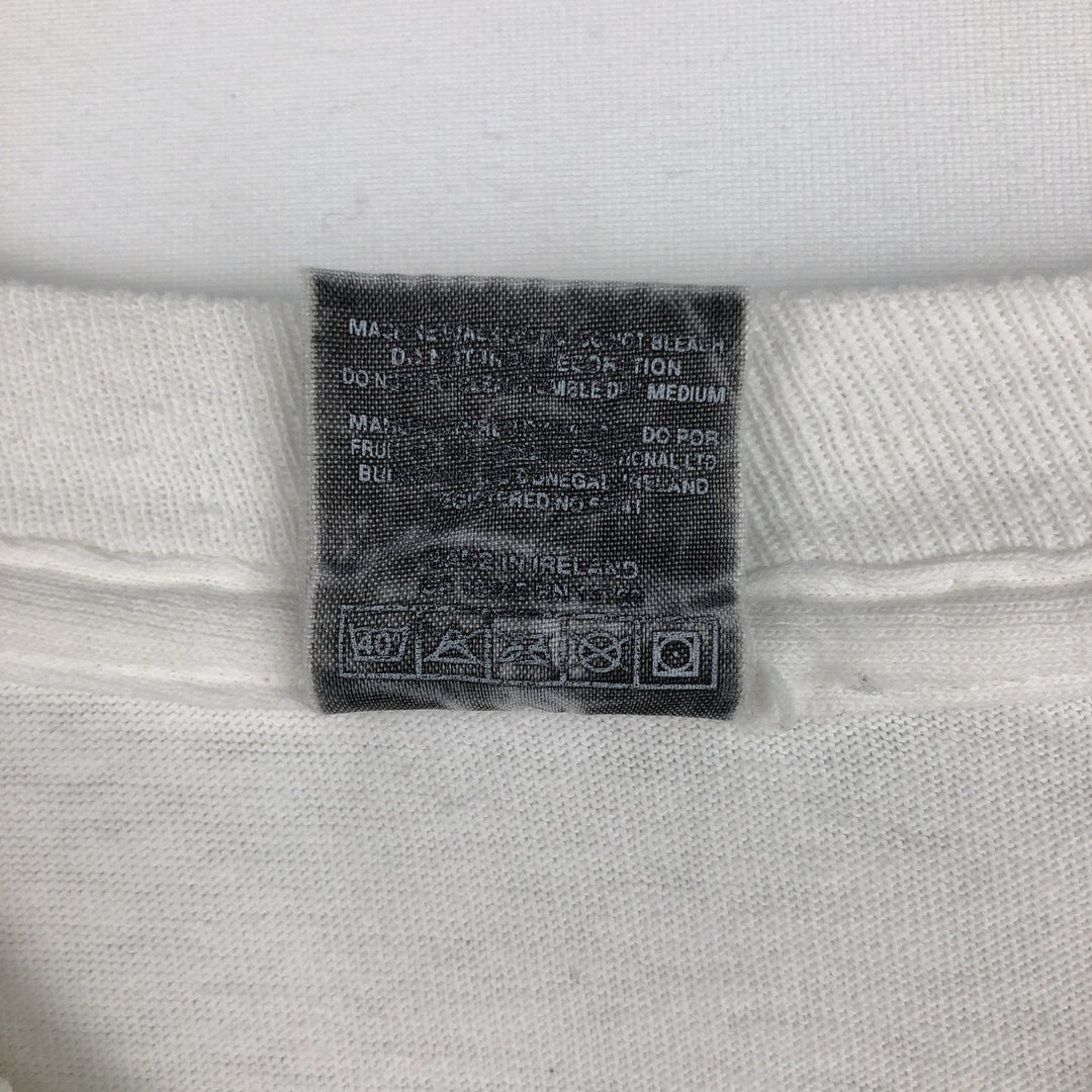 90'S Screen Stars Premium Carlsberg advertising T-shirt, made in Ireland, men's size XL equivalent. cotton white type Vintage Second Hand