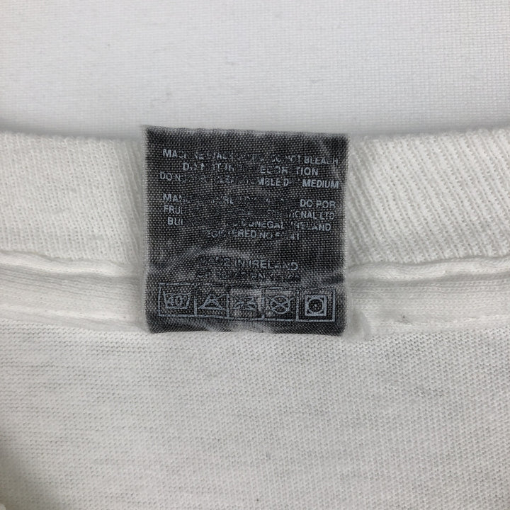 90'S Screen Stars Premium Carlsberg advertising T-shirt, made in Ireland, men's size XL equivalent. cotton white type Vintage Second Hand