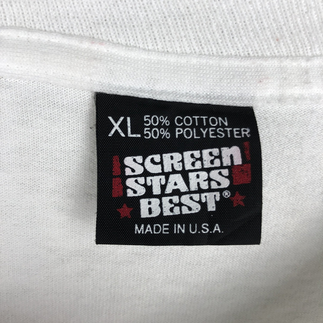 90'S Screen Stars BEST CORONA EXTRA Advertising T-Shirt, Made in USA, Men's XL equivalent. cotton white type Vintage Second Hand