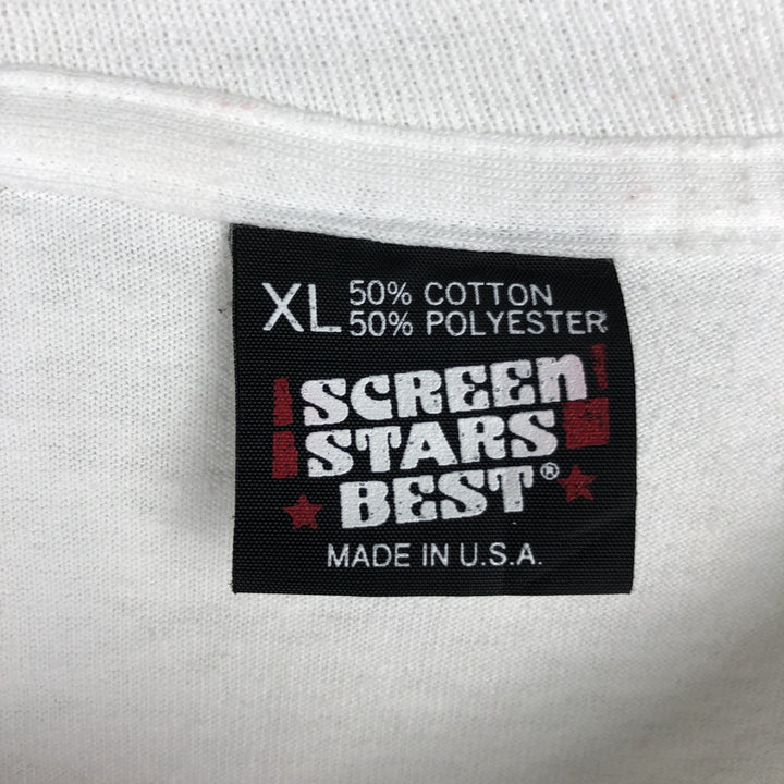 90'S Screen Stars BEST CORONA EXTRA Advertising T-Shirt, Made in USA, Men's XL equivalent. cotton white type Vintage Second Hand