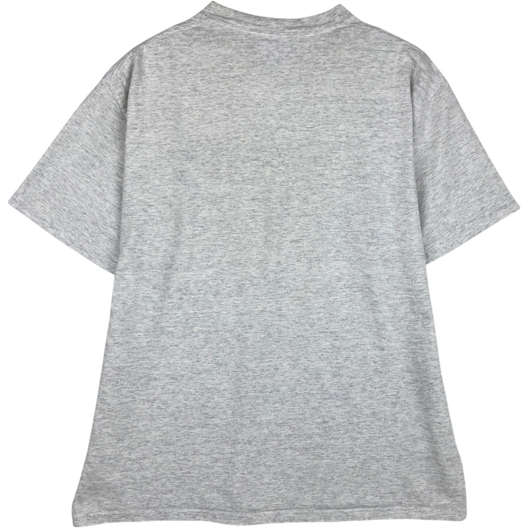80s-90'S Jerzees Budweiser Advertising T-Shirt, Made in USA, Men's XL equivalent, Vintage cotton gray type Vintage Second Hand