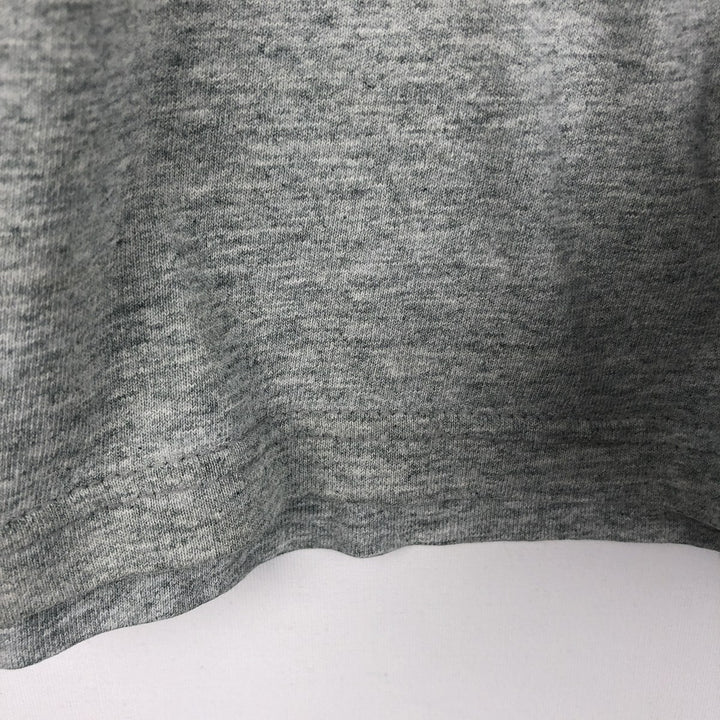 2000'S Fruit of the Loom Lofteez Budweiser advertising T-shirt, men's size XL (approx.) cotton gray type Vintage Second Hand
