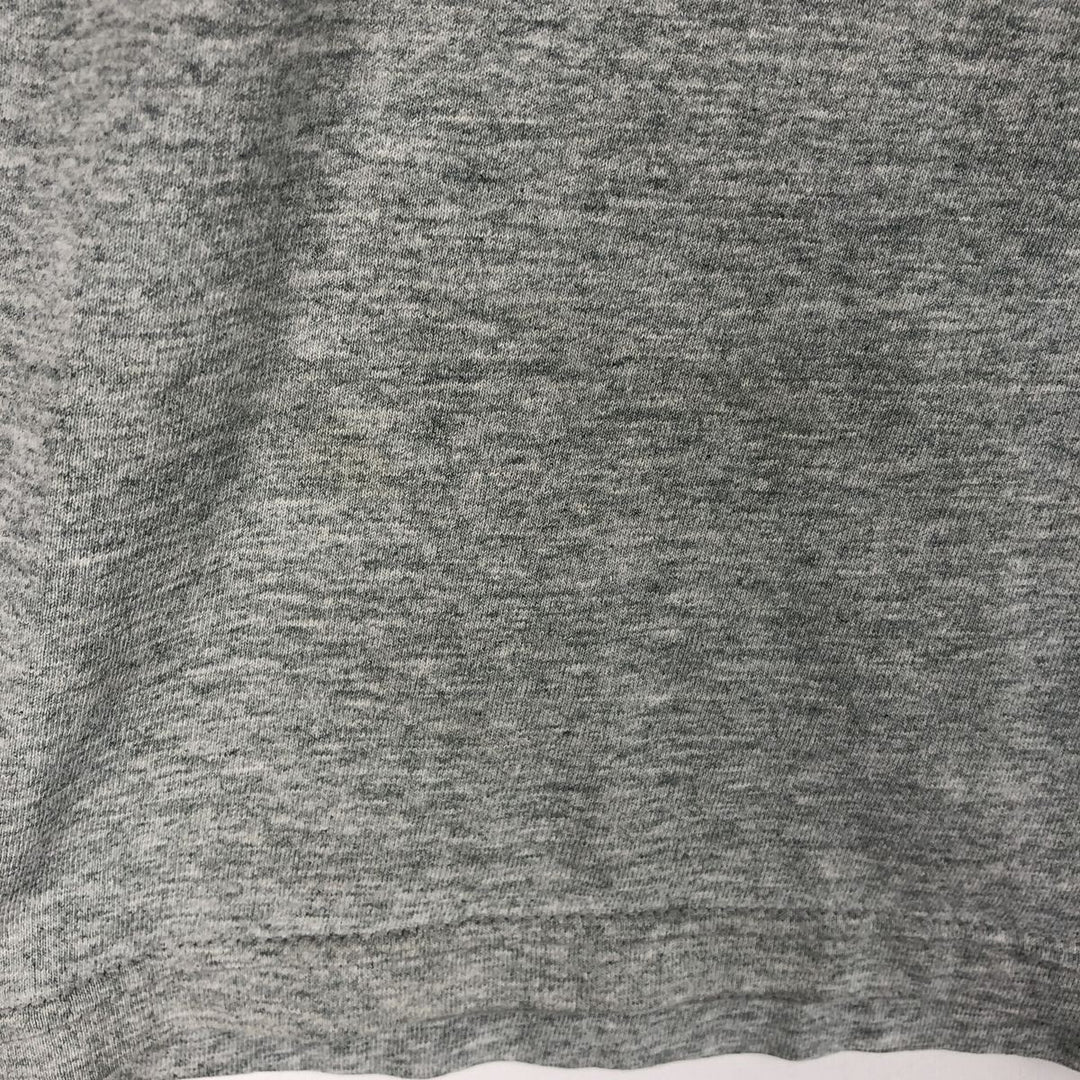 2000'S Fruit of the Loom Lofteez Budweiser advertising T-shirt, men's size XL (approx.) cotton gray type Vintage Second Hand