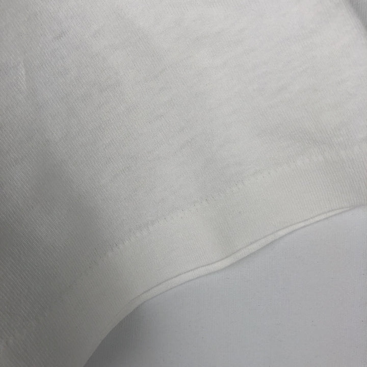 90'S BACARDI Advertising T-shirt, Men's XL equivalent, Vintage unclear white type Vintage Second Hand