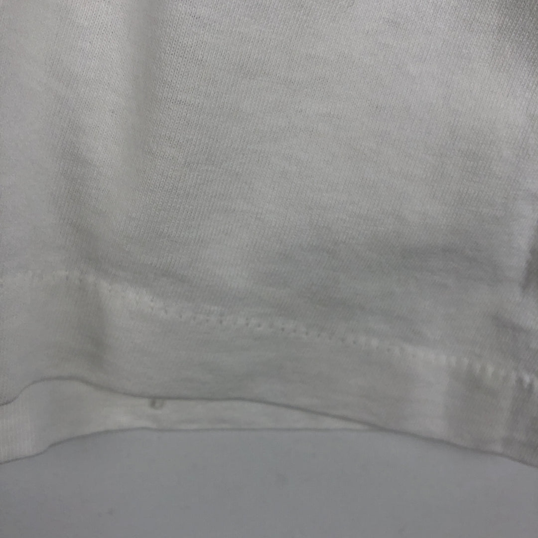 90'S BACARDI Advertising T-shirt, Men's XL equivalent, Vintage unclear white type Vintage Second Hand