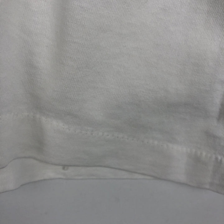 90'S BACARDI Advertising T-shirt, Men's XL equivalent, Vintage unclear white type Vintage Second Hand