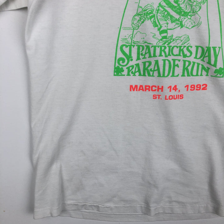 90'S SUGAR CREEK BUDWEISER Advertising T-Shirt, Made in USA, Men's Size L (Equivalent), Vintage cotton white type Vintage Second Hand