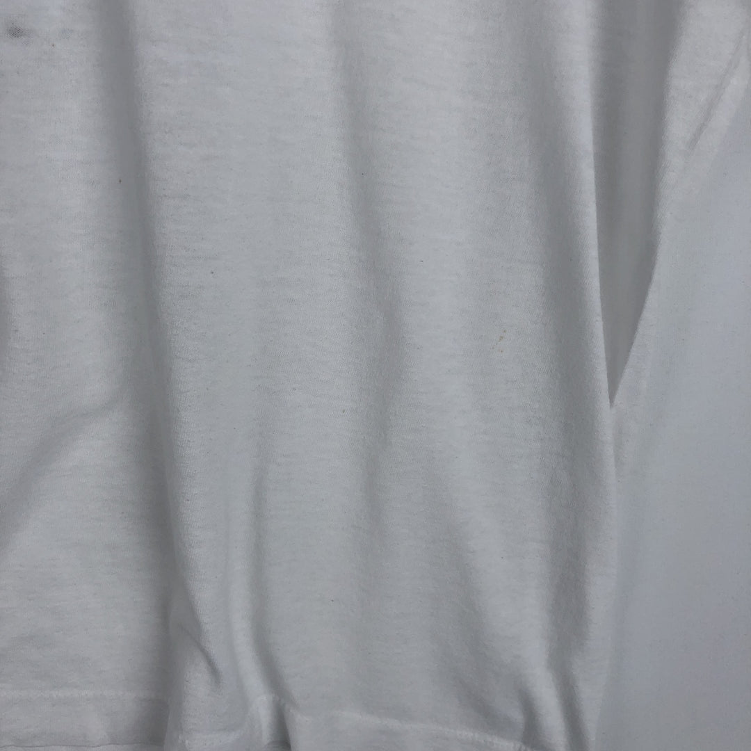 ~90'S BUD LIGHT Advertising T-Shirt, Men's Size M (approx.), Vintage unclear white type Vintage Second Hand