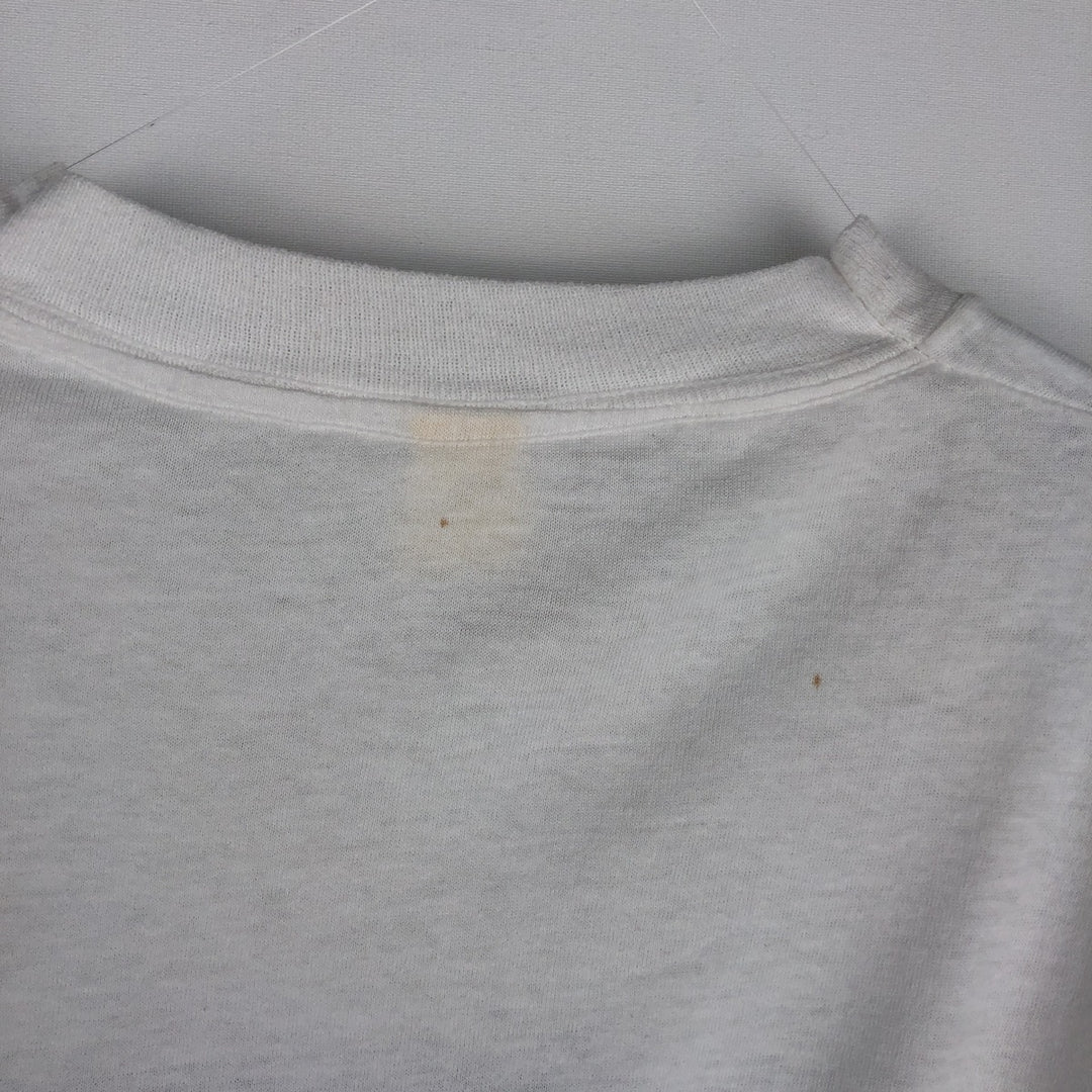 ~90'S BUD LIGHT Advertising T-Shirt, Men's Size M (approx.), Vintage unclear white type Vintage Second Hand