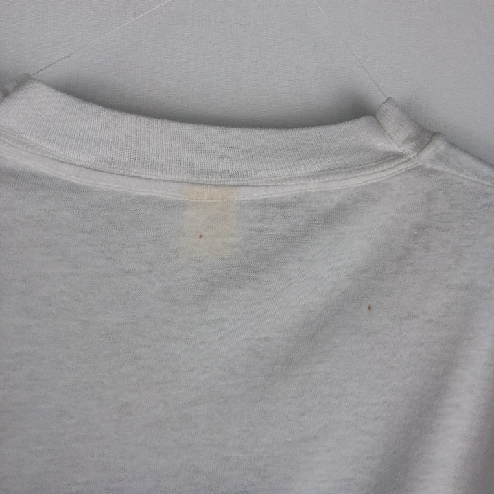 ~90'S BUD LIGHT Advertising T-Shirt, Men's Size M (approx.), Vintage unclear white type Vintage Second Hand