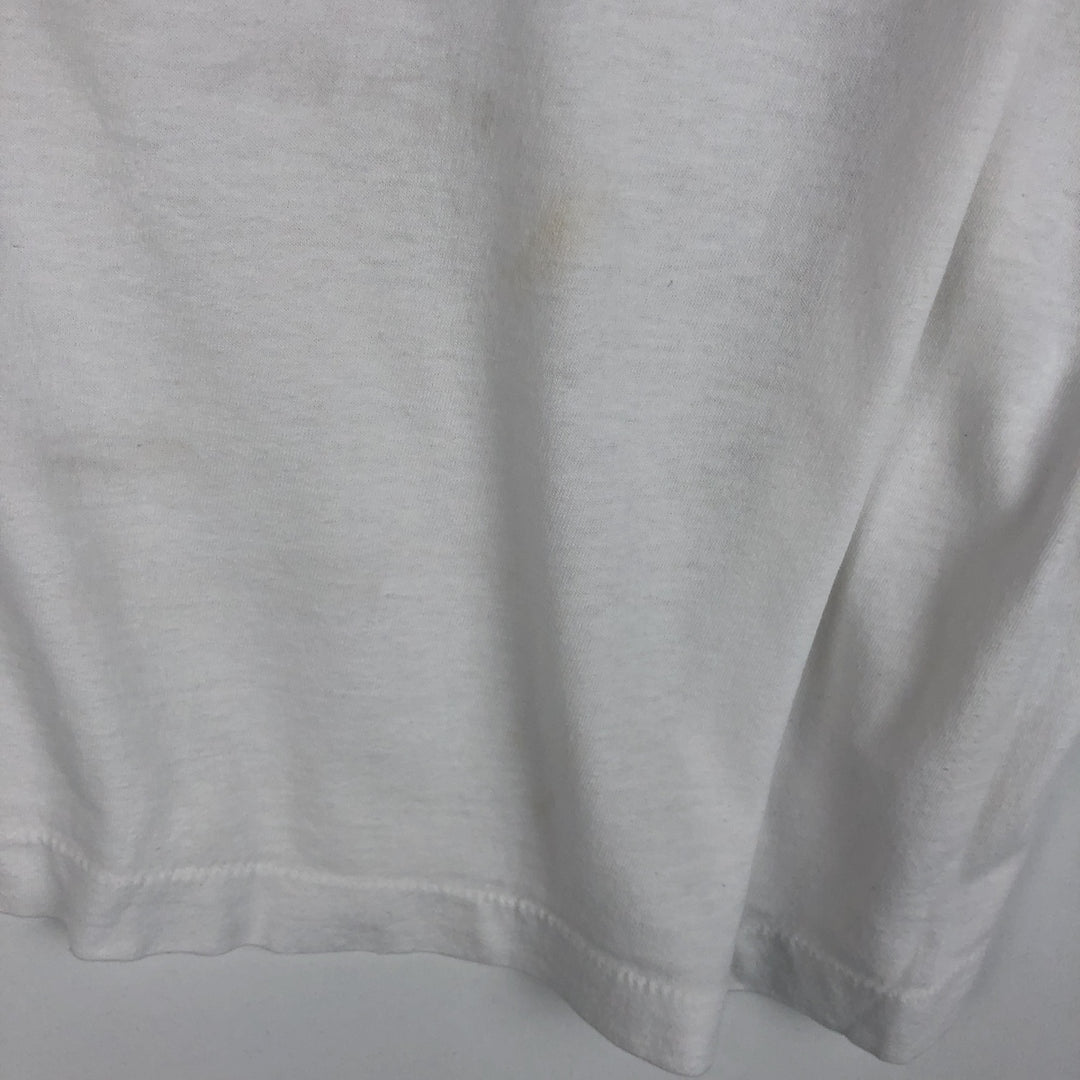 ~90'S BUD LIGHT Advertising T-Shirt, Men's Size M (approx.), Vintage unclear white type Vintage Second Hand