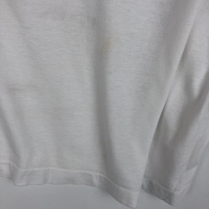 ~90'S BUD LIGHT Advertising T-Shirt, Men's Size M (approx.), Vintage unclear white type Vintage Second Hand