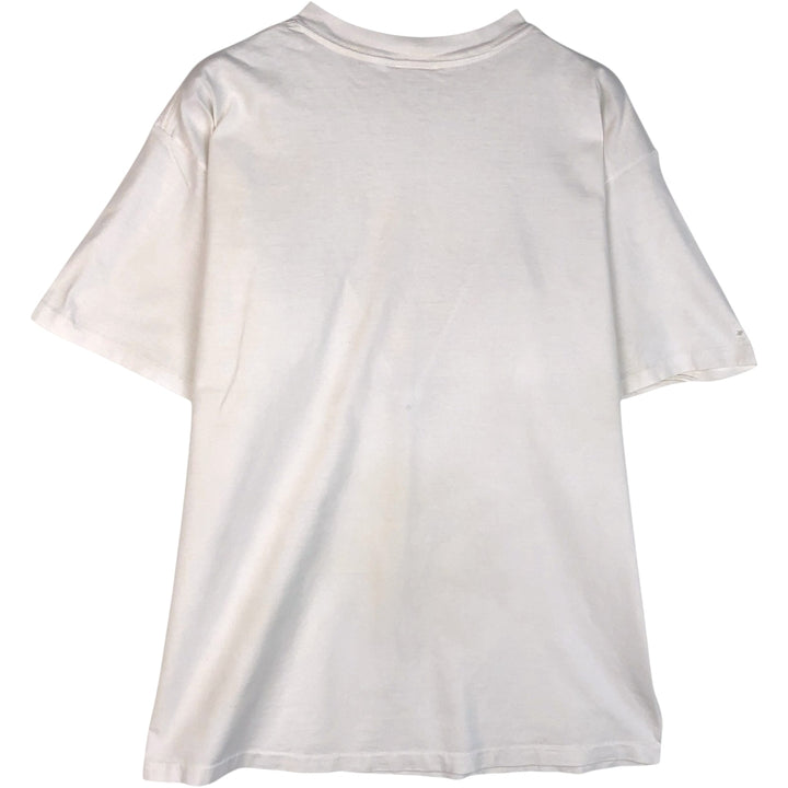 HARD ROCK CAFE advertising T-shirt, men's size L (approx.), vintage. unclear white type Vintage Second Hand